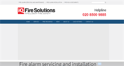 Desktop Screenshot of iqfiresolutions.com